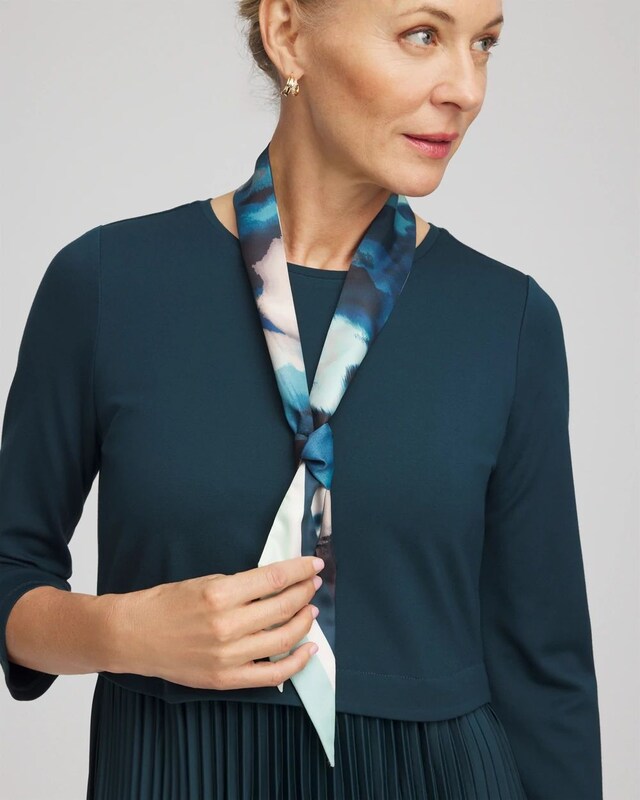 Skylight Double-Sided Skinny Scarf - image 4